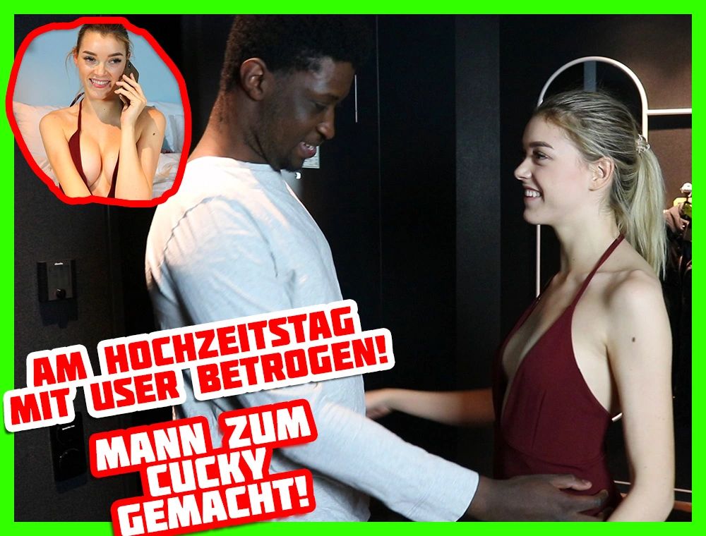 FREMDFICK AM HOCHZEITSTAG! Mann zum Cuckold gemacht!