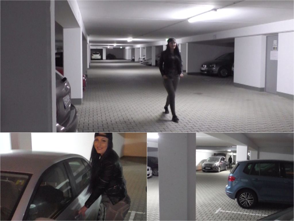 Public erwischt - ficken in der Tiefgarage !!