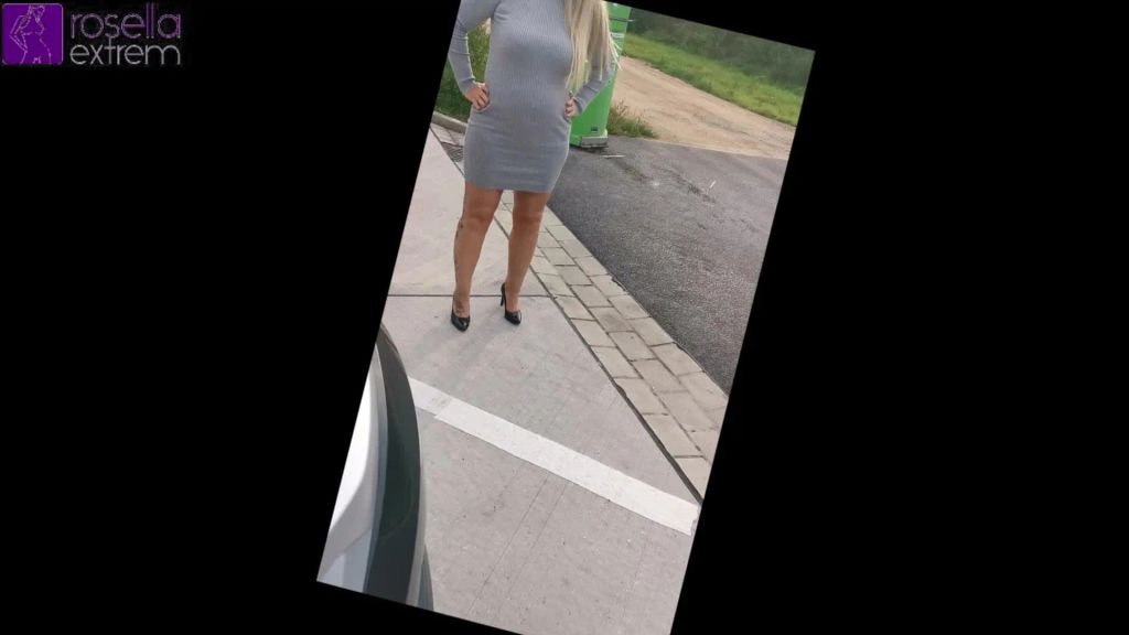 Public Outdoor Piss an der Autobahn!