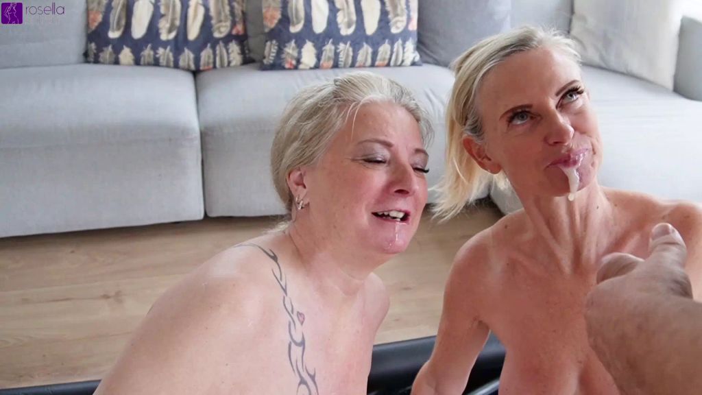 sexy foto nr. 8 von Dream-Team Tina & Rosella melken den nächsten Fanschwanz ab!