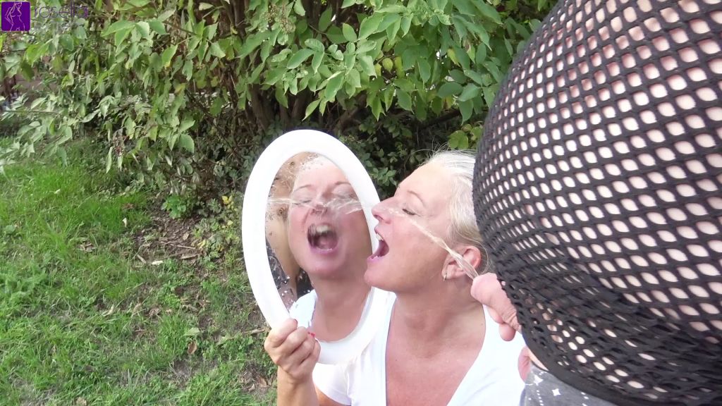 Mega Piss-GangBang! 25 Männer pissen mir Outdoor ins Maul! 2