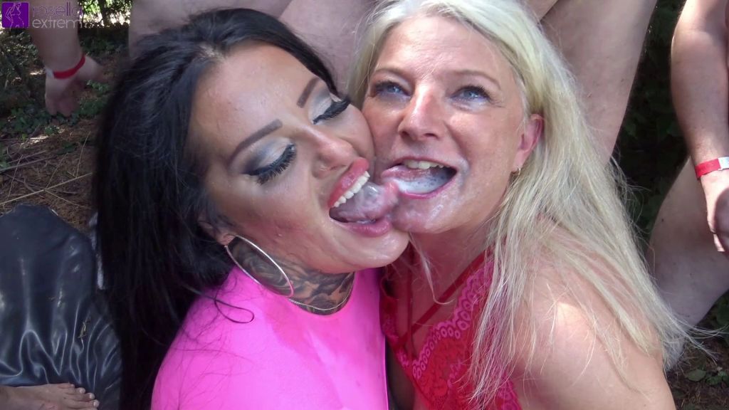 Mega Outdoor AO-Fick & SpermaFanBang mit Ashley & Rosella!FM
