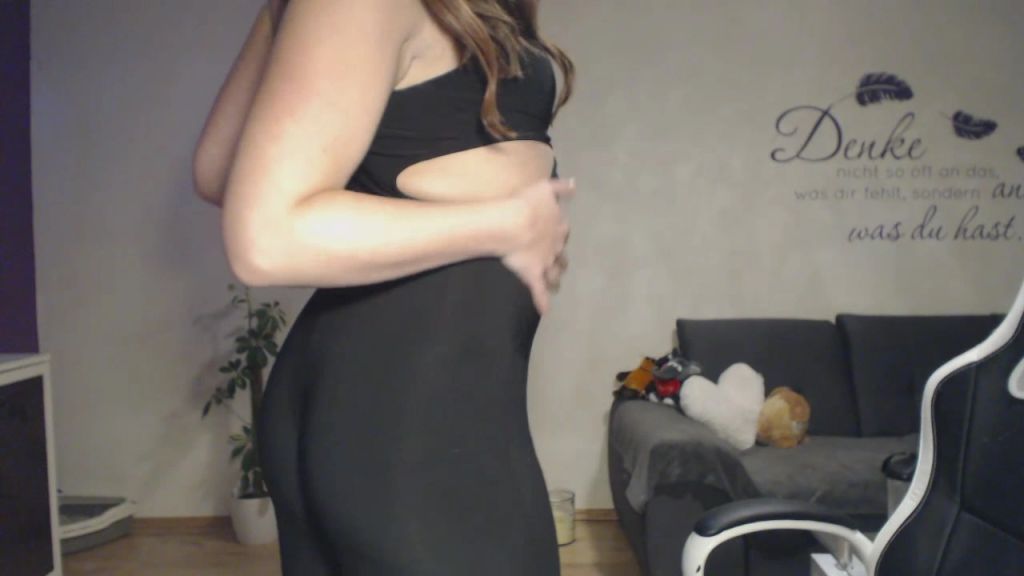 Hosenanzug und schwarze heels