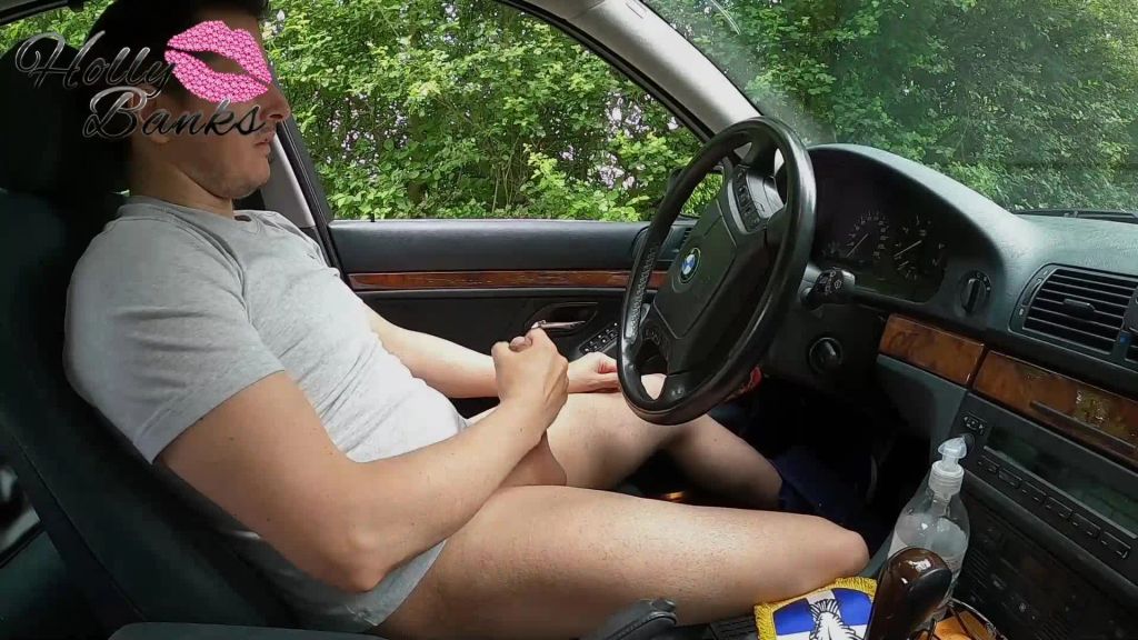 sexy foto nr. 1 von Autofahrer beim wichsen erwischt