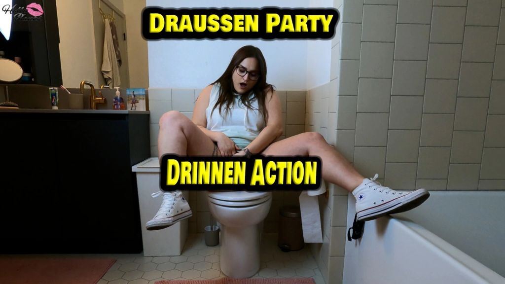 Draußen Party, drinnen Action