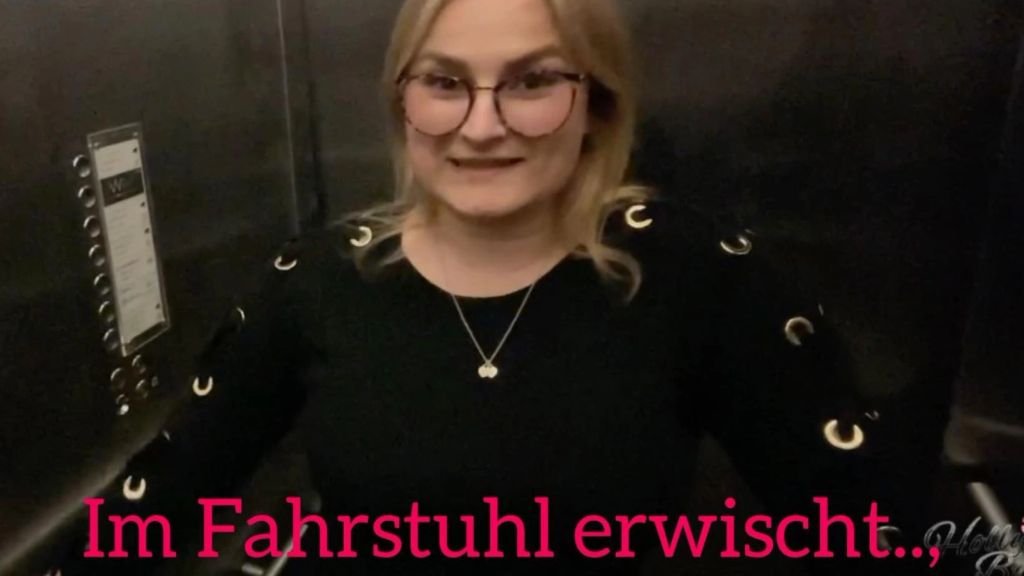 Im Fahrstuhl erwischt..., hättest du dich getraut?