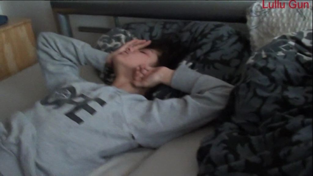 Morgenstund mit Sperma im Mund