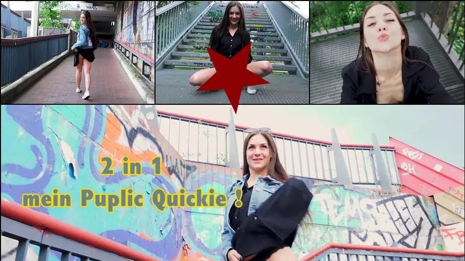 Mein geiler feuchter Puplic Quickie 2in1