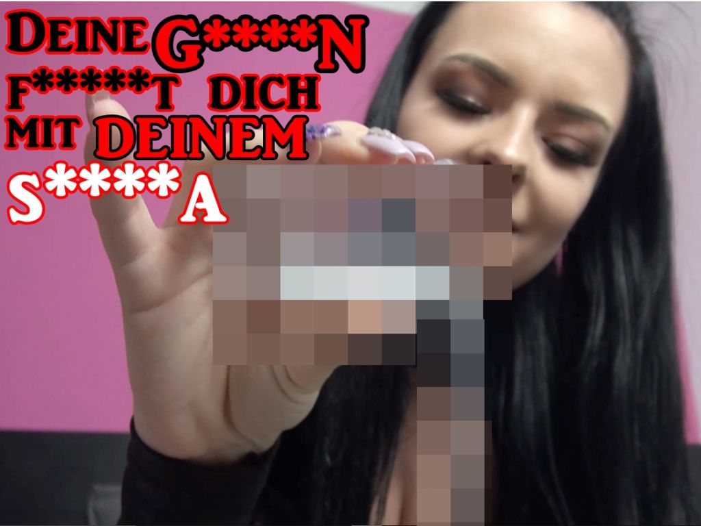 Deine GÖTTIN füttert dich mit deinem SPERMA!