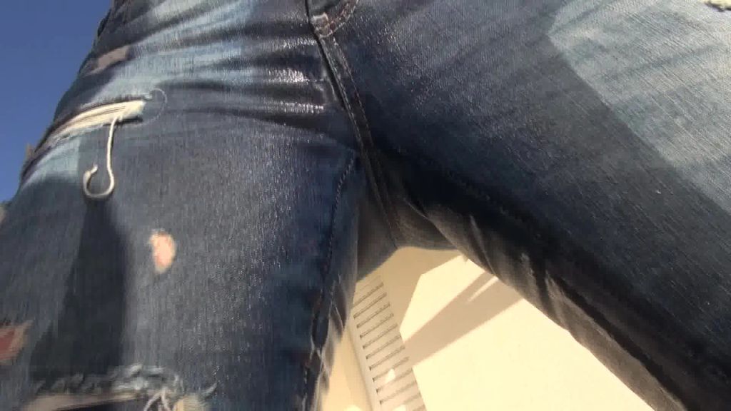 sexy foto nr. 7 von Jeans-Piss Orgasmus! Wenn die Blase randvoll ist!