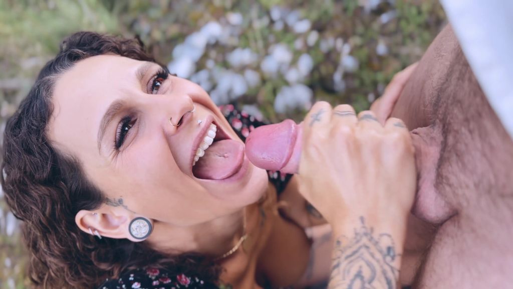 sexy foto nr. 8 von Outdoor Blowjob 🌲💦 mit Cumshot Explosion 💦😮‍💨