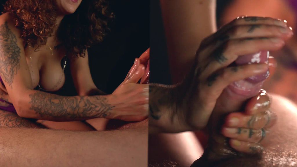 sexy foto nr. 3 von UNGLAUBLICH! ÖLIGER HANDJOB (ASMR) – VIEL SPERMA 💦🔥