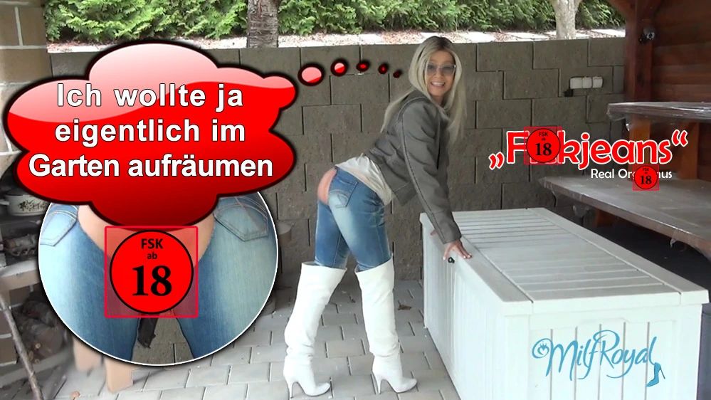 *** FICK-JEANS ***  Real-Orgasmus