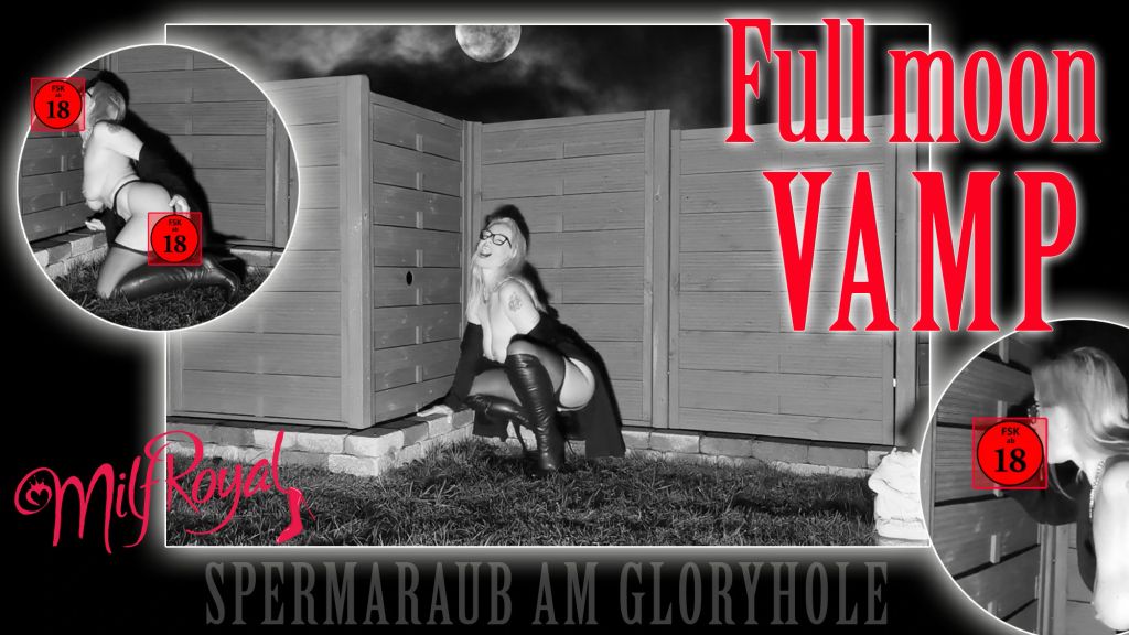 Glory Hole „Full Moon Vamp“ Spermaraub
