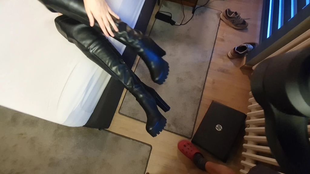 Leder Stiefel Spritz Talk!!!!