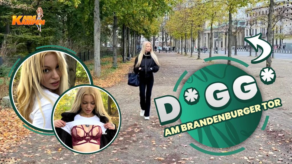 sexy foto nr. 9 von Doggy reingespritzt am Brandenburger Tor