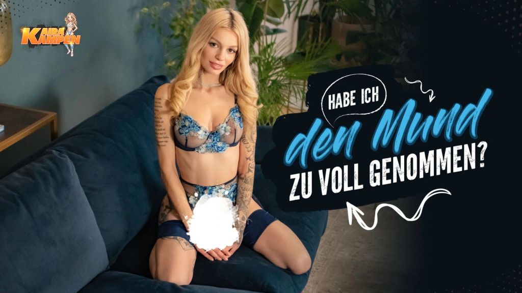 HABE ICH DEN MUND ZU VOLL GENOMMEN?