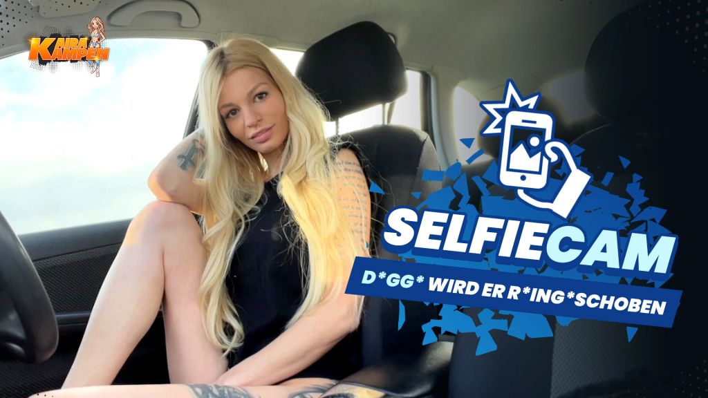 SELFIECAM - Doggy wird er reingeschoben!