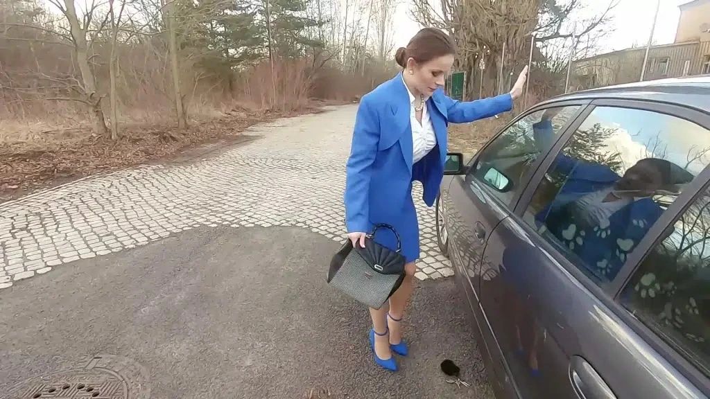 Business Woman Pee Desperation