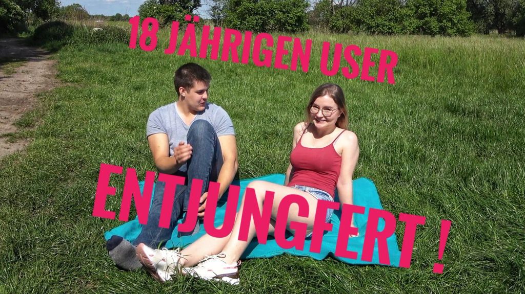 18 Jährigen User Entjungfert Sein Erstes Mal und das Outdoor