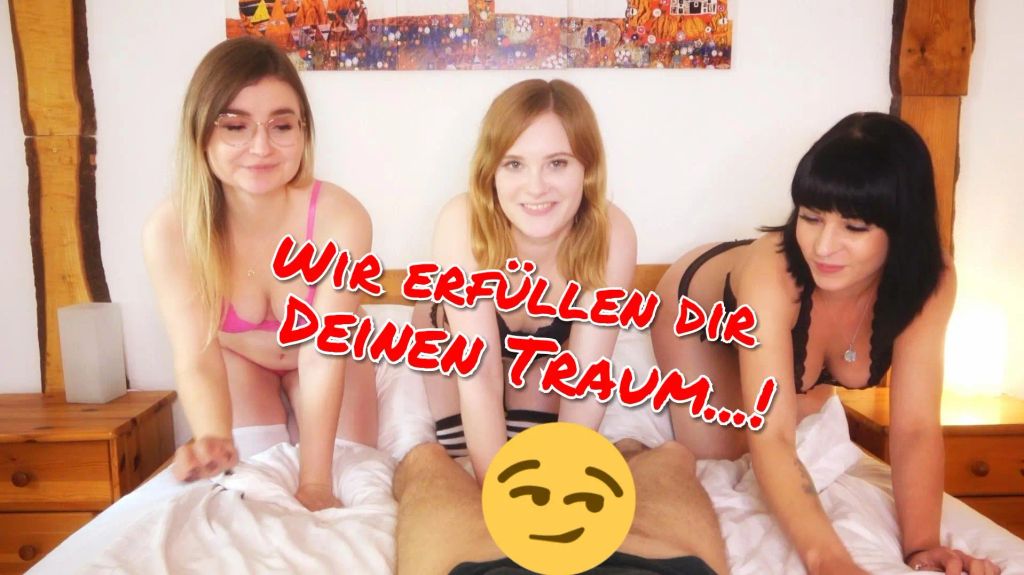 Dein Geilster Traum wird Wahr 3 gegen 1 Pov Cumshot