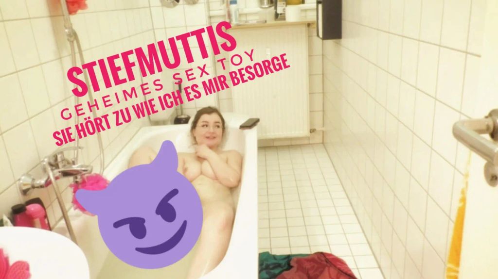 Stiefmutter Hört mir beim Orgasmus Zu, ohne es zu wissen !