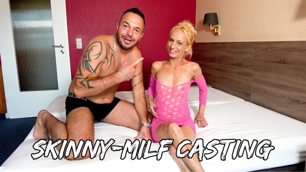 SKINNY-MILF CASTING AO ABGEFICKT UND VOLLGESPRITZT