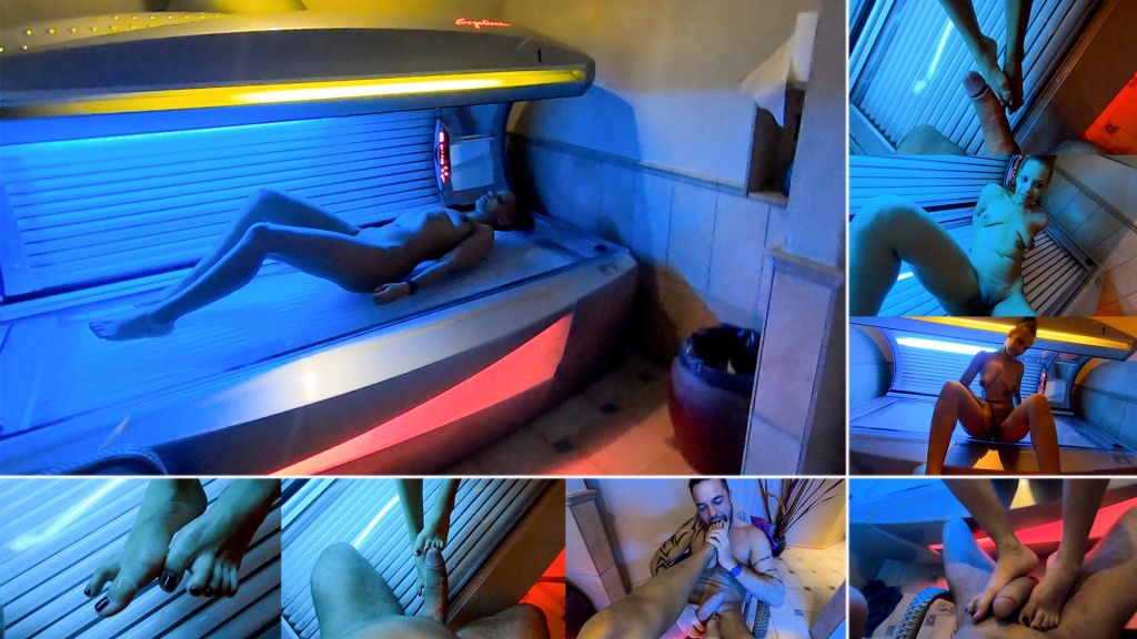 sexy foto nr. 10 von POV-FOOTJOB | MÄDCHEN ALLEINE IM SOLARIUM