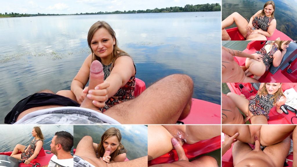 sexy foto nr. 10 von RISKANTER TRETBOOT-FICK CREAMPIE MITTEN AUF DEM SEE