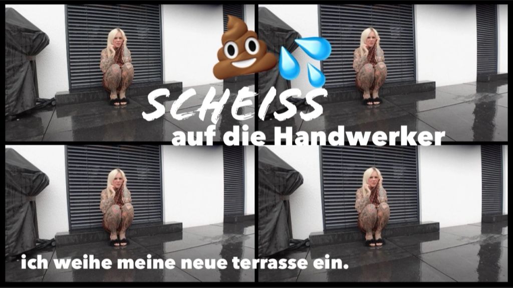 SCHEISS auf die handwerker I ich weihe meine terrasse ein.