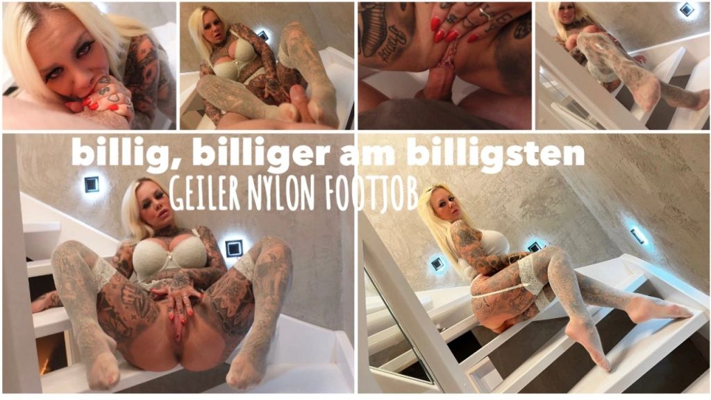 sexy foto nr. 9 von billig, billiger am billigsten I GEILER NYLON FOOTJOB