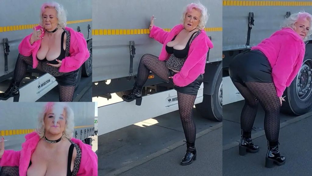 sexy foto nr. 10 von Als Rastplatz-Schlampe stehe ich für die Schwänze der LKW-Fahrer bereit!