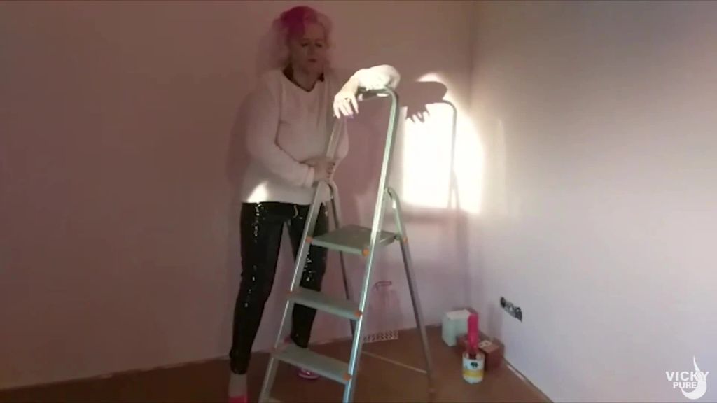 geil auf der leiter