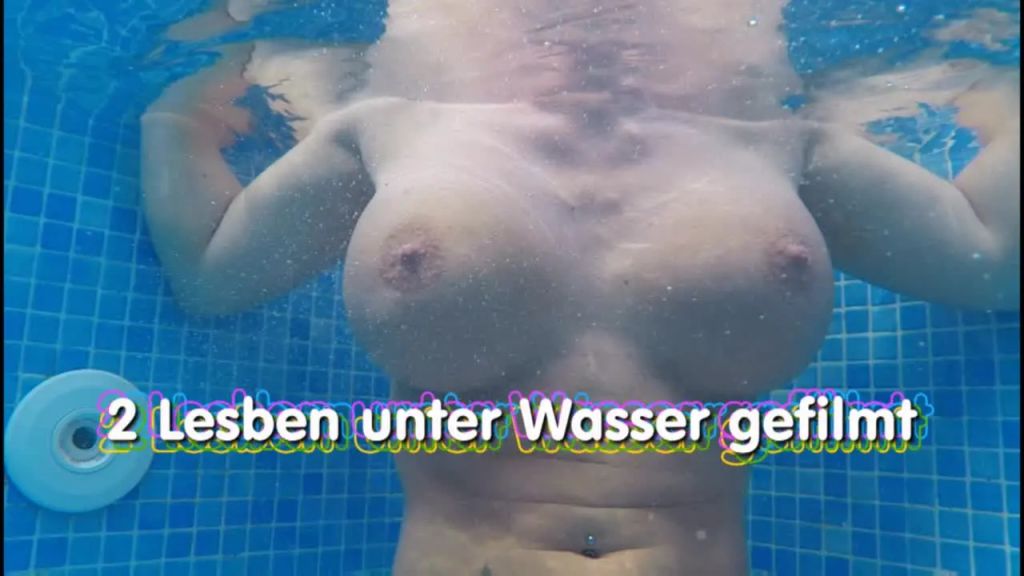 2 Lesben unter Wasser gefilmt