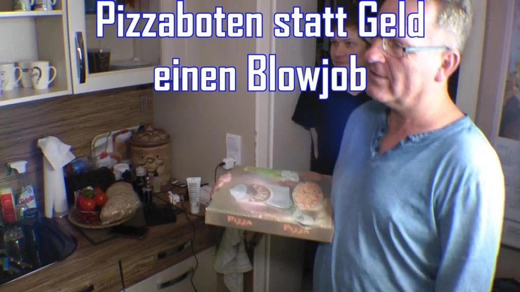 Pizzaboten statt Geld einen Blowjob