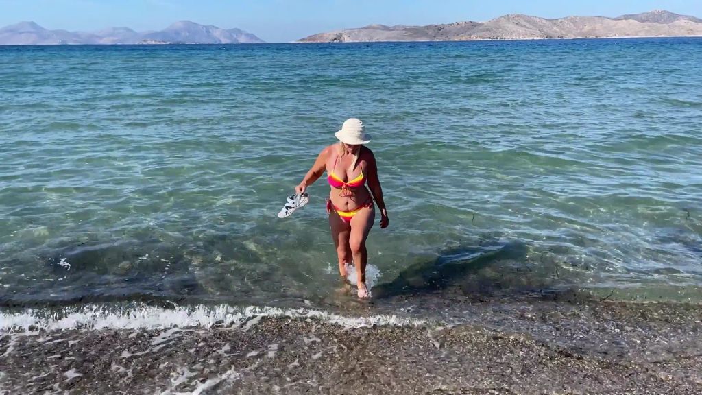 sexy foto nr. 3 von Bikini Walk Am Strand.