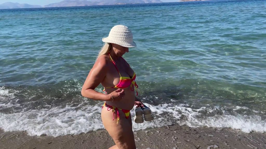 sexy foto nr. 7 von Bikini Walk Am Strand.