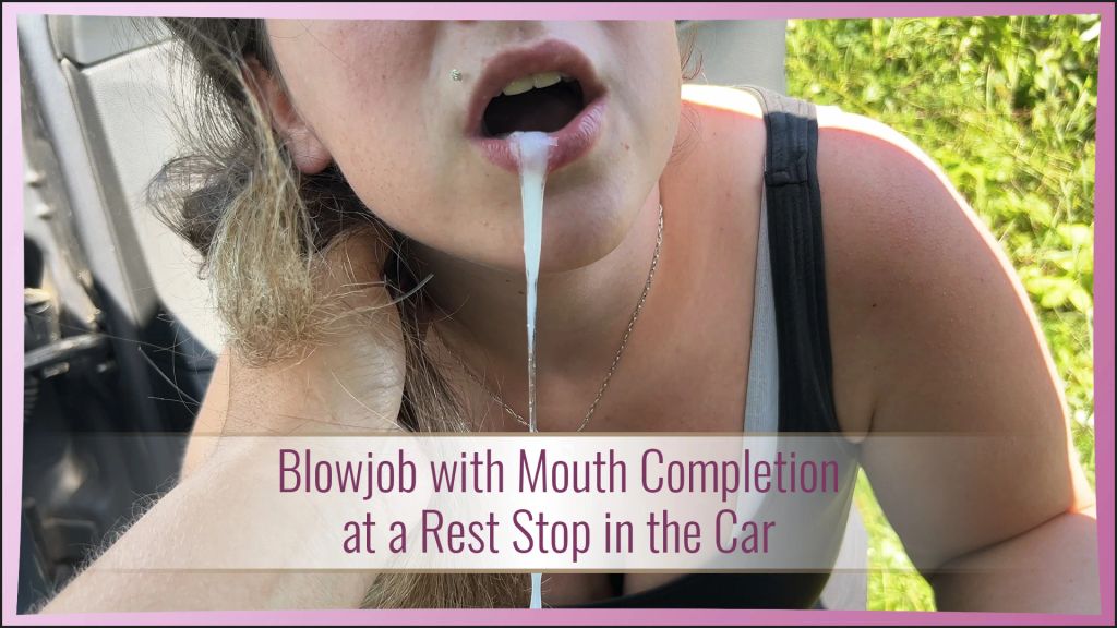 sexy foto nr. 10 von Blowjob mit Mundvollendung an einer Raststation im Auto