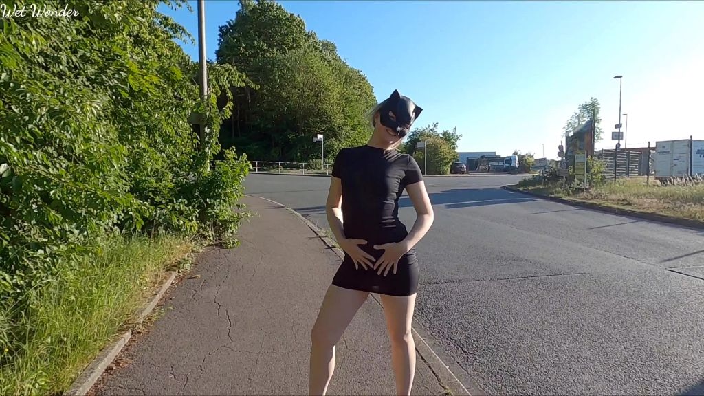 sexy foto nr. 2 von Public Piss Parade #2. Im Blickfeld der Autofahrer..