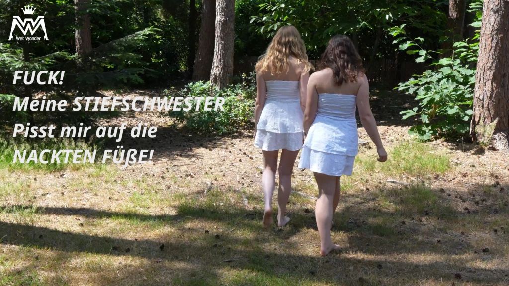 FUCK! Meine STIEFSCHWESTER pisst mir auf die NACKTEN FÜSSE!