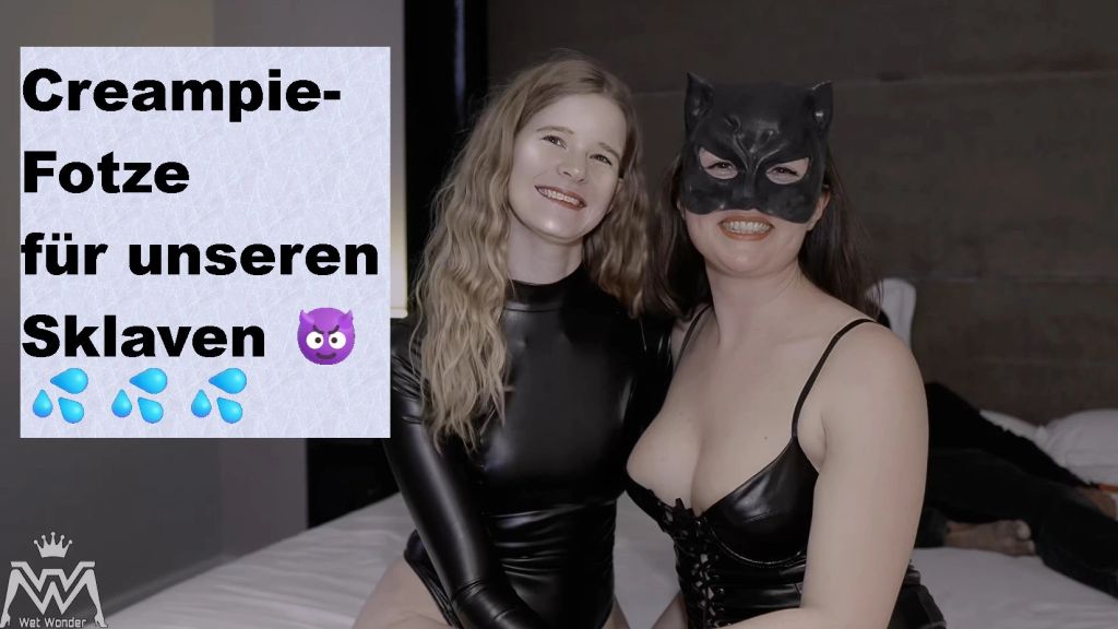 Vorschaubild zum Video „Creampie-Fotze für unseren Sklaven 😈💦💦“ von Wet Wonder